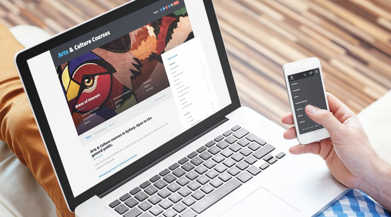 互聯網公司移動端網站設計